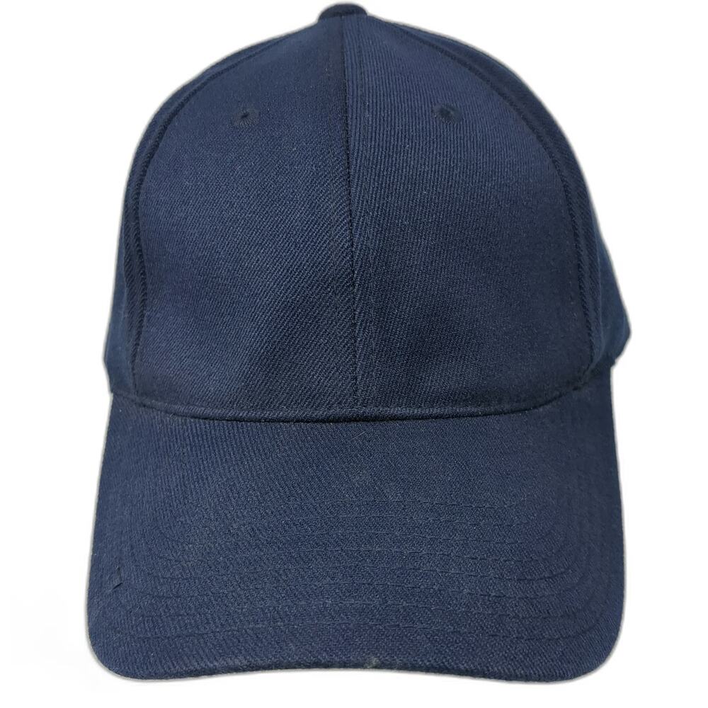 Cliff Keen Blue XL Baseball Cap Athletic Officials Blank Solid Stretch Hat